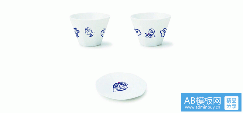 【logofree分享】日本茶碗LOGO图案设计