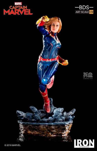 IRON STUDIOS 漫威 惊奇队长 CAPTAIN MARVEL 1:10 雕像